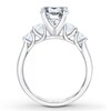 Thumbnail Image 2 of Previously Owned THE LEO First Light Diamond Engagement Ring Setting 3/4 ct tw Round 14K White Gold