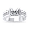 Thumbnail Image 1 of Previously Owned Diamond Engagement Ring Setting 3/4 ct tw Round 18K White Gold