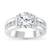 Thumbnail Image 3 of Previously Owned Diamond Engagement Ring Setting 3/4 ct tw Round 18K White Gold
