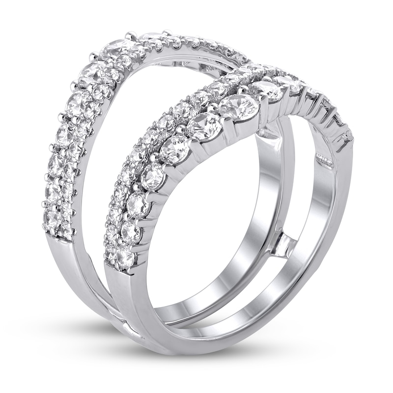 Main Image 2 of Previously Owned Diamond Enhancer Ring 1-1/2 ct tw Round 14K White Gold