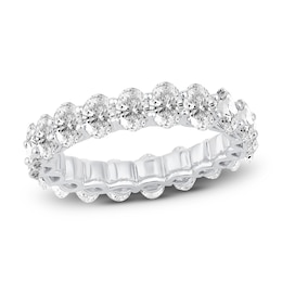 Previously Owned Diamond Eternity Band 4 ct tw Oval 14K White Gold
