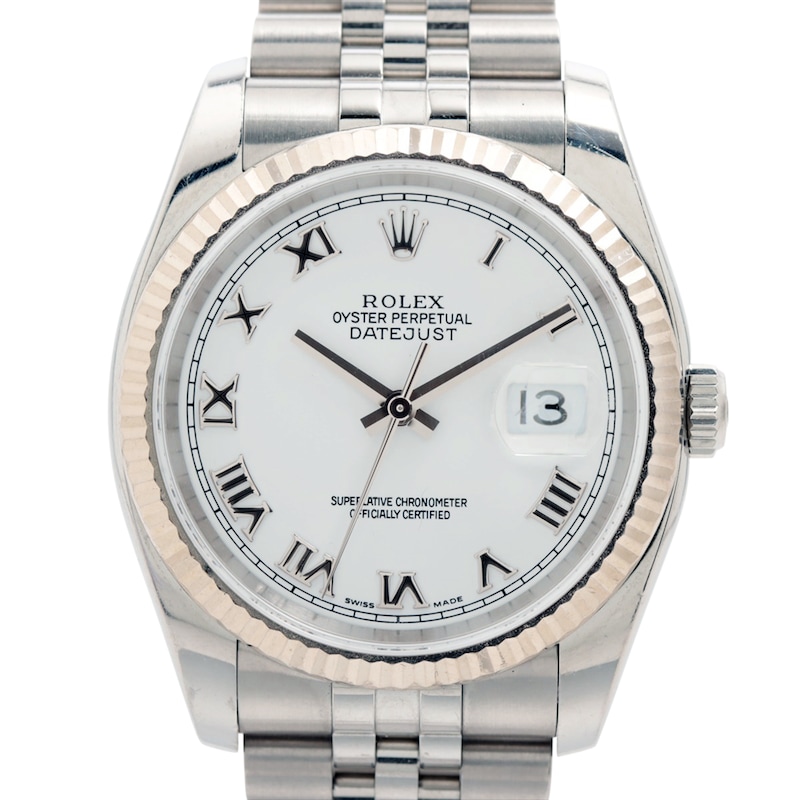 Main Image 1 of Previously Owned Men's Datejust 36 Stainless Steel Watch 40224520778 (Model: 116234)