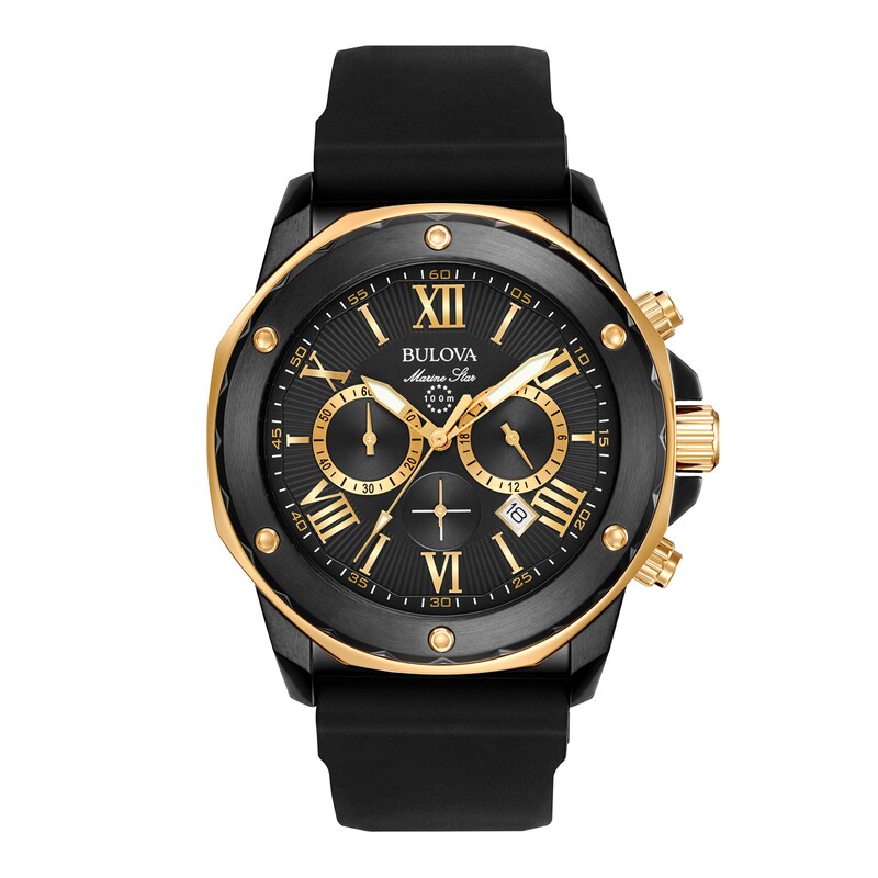 Main Image 1 of Previously Owned Bulova Men's Watch Marine Star Chronograph 98B278