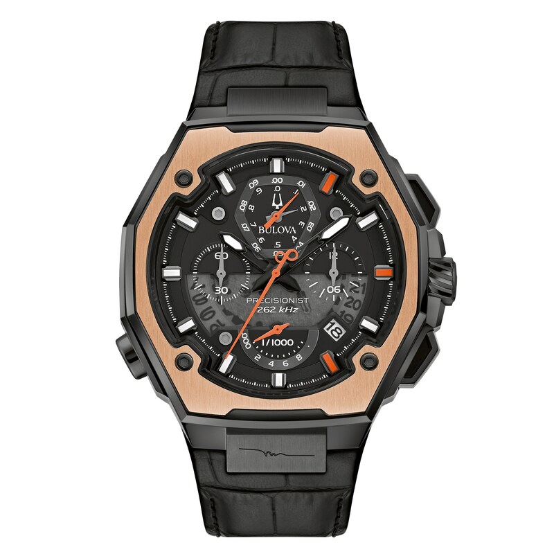 Main Image 1 of Previously Owned Bulova Marc Anthony Precisionist Stainless Steel Men's Watch 98B402
