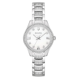 Previously Owned Bulova Crystal Women's Watch 96L311