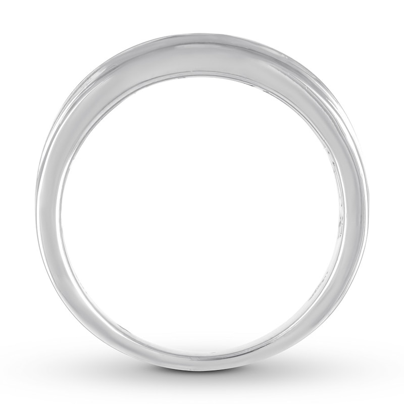 Main Image 2 of Previously Owned Men's Diamond Ring 1 carat tw Square-cut 14K White Gold