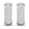 Thumbnail Image 2 of Previously Owned Lab-Grown Diamond Earrings 2 ct tw Round 14K White Gold
