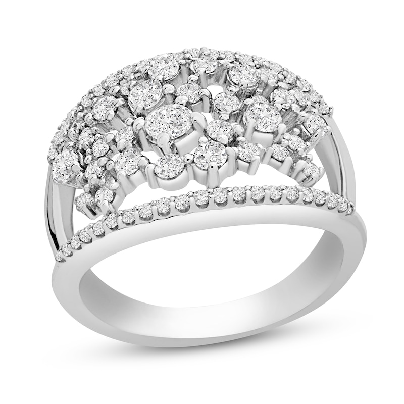 Main Image 1 of Previously Owned Diamond Ring 1 ct tw Round 14K White Gold