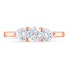 Thumbnail Image 3 of Previously Owned Diamond 3-Stone Ring 1 ct tw Round 14K Rose Gold