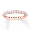 Thumbnail Image 1 of Previously Owned Diamond Eternity Band 1 ct tw Round-cut 14K Rose Gold