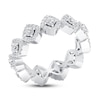 Thumbnail Image 4 of Previously Owned Diamond Eternity Band 1 ct tw Round 14K White Gold