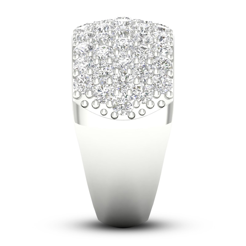 Main Image 3 of Previously Owned Lab-Grown Diamond Ring 3 ct tw Round 14K White Gold