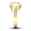 Thumbnail Image 2 of Previously Owned Men's Black Diamond Ring 3/4 ct tw Round 10K Yellow Gold