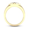 Thumbnail Image 3 of Previously Owned Men's Black Diamond Ring 3/4 ct tw Round 10K Yellow Gold