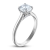 Thumbnail Image 2 of Previously Owned Lab-Grown Diamond Solitaire Plus Engagement Ring 1-1/2 ct tw Round Platinum (F/SI2)