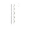 Thumbnail Image 2 of Previously Owned Lab-Grown Diamond Drop Earrings 2 ct tw Round 14K White Gold
