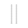 Thumbnail Image 3 of Previously Owned Lab-Grown Diamond Drop Earrings 2 ct tw Round 14K White Gold