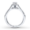 Thumbnail Image 2 of Previously Owned Diamond Bridal Setting 5/8 ct tw Round-cut 14K White Gold
