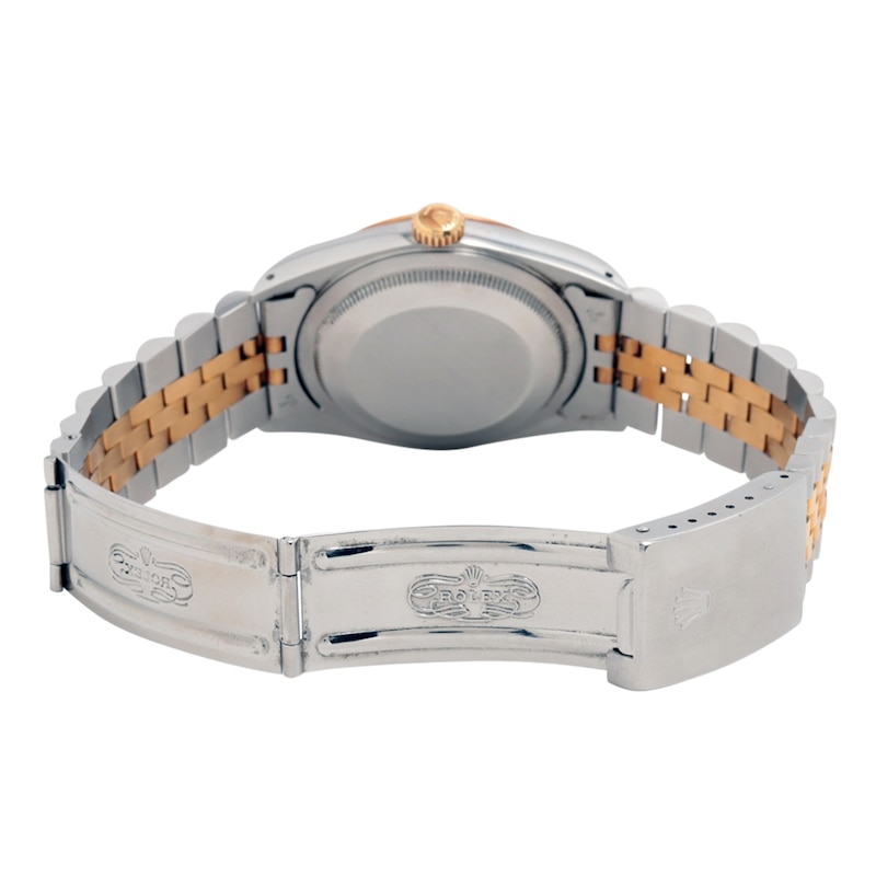 Main Image 2 of Previously Owned Men's Datejust 36 18K Yellow Gold & Stainless Steel Watch 41624590966 (Model: 16233)