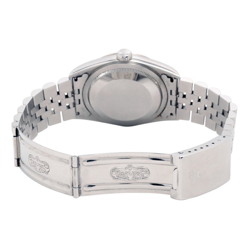 Main Image 2 of Previously Owned Men's Datejust 36 18K White Gold & Stainless Steel Watch 41624591041 (Model: 16234)