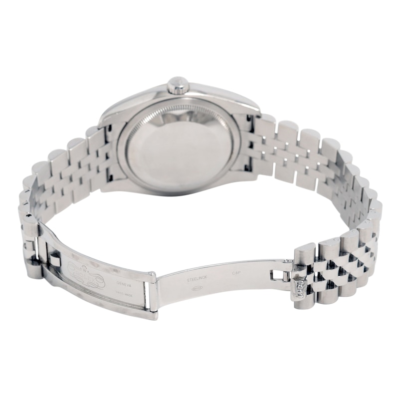 Main Image 2 of Previously Owned Men's Datejust 36 18K White Gold & Stainless Steel Watch 43024715354 (Model: 116234)