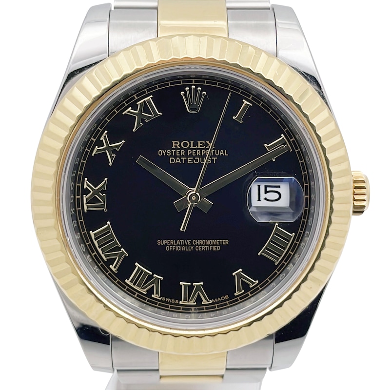 Main Image 1 of Previously Owned Men's Rolex Datejust 41 18K Yellow Gold & Stainless Steel Watch 42724660100 (Model: 126333)