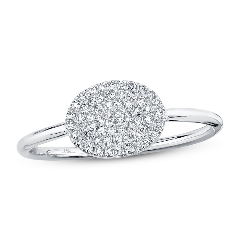 Main Image 1 of Previously Owned Shy Creation Ring 1/6 ct tw Diamonds 14K White Gold SC55001947