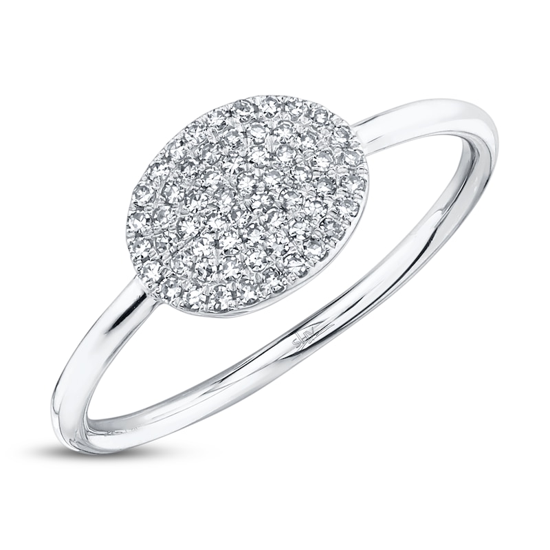 Main Image 4 of Previously Owned Shy Creation Ring 1/6 ct tw Diamonds 14K White Gold SC55001947