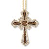Thumbnail Image 1 of Previously Owned Le Vian Chocolate Diamonds 5/8 ct tw 14K Gold Cross Necklace
