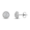 Thumbnail Image 1 of Previously Owned Vera Wang WISH Diamond Stud Earrings 1/4 ct tw Round 10K White Gold