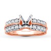 Thumbnail Image 1 of Previously Owned Diamond Engagement Ring Setting 3/4 ct tw Round 18K Rose Gold