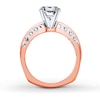 Thumbnail Image 2 of Previously Owned Diamond Engagement Ring Setting 3/4 ct tw Round 18K Rose Gold