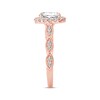 Thumbnail Image 2 of Previously Owned Diamond Ring Setting 1/3 carat tw Oval 14K Rose Gold