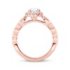 Thumbnail Image 3 of Previously Owned Diamond Ring Setting 1/3 carat tw Oval 14K Rose Gold