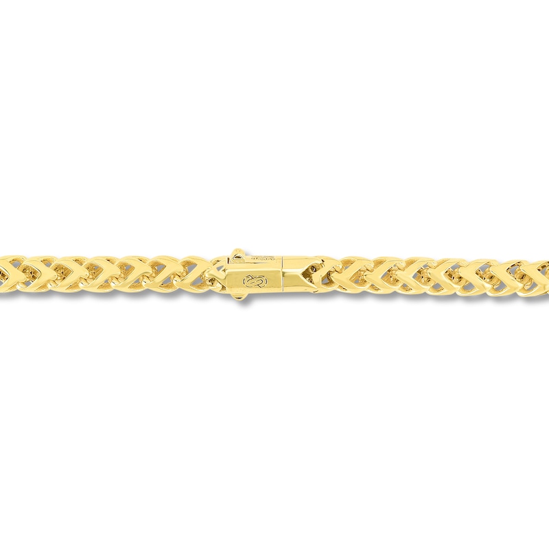 Main Image 2 of Previously Owned Diamond Rondo Chain Bracelet 5/8 ct tw Round 10K Yellow Gold 8.5"