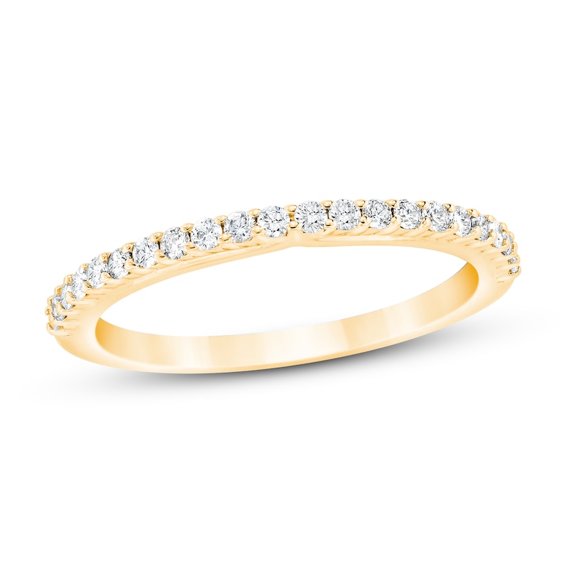 Main Image 1 of Previously Owned Diamond Wedding Band 1/4 ct tw Round 14K Yellow Gold