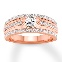 Previously Owned Diamond Anniversary Band 3/4 ct tw Round-cut 14K Rose Gold