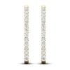 Thumbnail Image 2 of Previously Owned Lab-Grown Diamond Hoop Earrings 5 ct tw 14K Yellow Gold