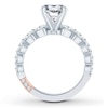 Thumbnail Image 2 of Previously Owned Pnina Tornai Diamond Engagement Ring Setting 1 ct tw Round 14K White Gold