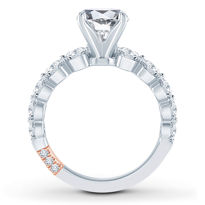 Main Image 2 of Previously Owned Pnina Tornai Diamond Engagement Ring Setting 1 ct tw Round 14K White Gold