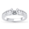 Thumbnail Image 1 of Previously Owned Diamond Engagement Ring Setting 1/2 ct tw Round 14K White Gold