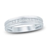Thumbnail Image 1 of Previously Owned Men's Diamond Anniversary Band 1/10 ct tw 14K White Gold