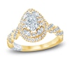 Thumbnail Image 1 of Previously Owned Pnina Tornai Diamond Engagement Ring 1-3/8 ct tw Pear/Round /Marquise 14K Yellow Gold