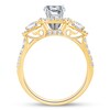 Thumbnail Image 2 of Previously Owned Diamond Engagement Ring Setting 3/4 ct tw Round 18K Yellow Gold