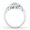 Thumbnail Image 2 of Previously Owned Diamond Promise Ring 1/4 carat tw Round 10K White Gold