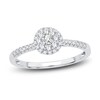 Thumbnail Image 1 of Previously Owned Diamond Engagement Ring 3/8 ct tw Round 14K White Gold