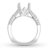 Thumbnail Image 2 of Previously Owned Diamond Ring Setting 3/4 ct tw Round 18K White Gold