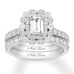 Previously Owned Neil Lane Bridal Set 1-7/8 ct tw Diamonds 14K White Gold