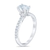 Thumbnail Image 2 of Previously Owned Royal Asscher Georgiana Diamond Engagement Ring 1 ct tw Oval 14K White Gold