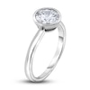 Thumbnail Image 2 of Diamond Solitaire Engagement Ring 1-1/2 ct tw Bezel-Set Round 14K White Gold (I2/I)